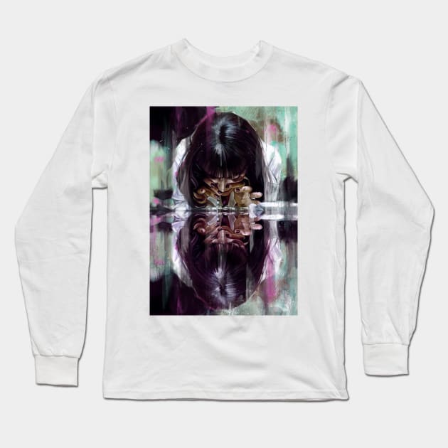 Mia Wallace Long Sleeve T-Shirt by dmitryb1